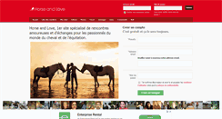 Desktop Screenshot of horseandlove.com